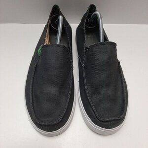 SANUK Sidewalk Surfer Canvas Slip-on Shoes Grey Men's Sz 8